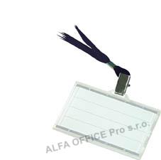 Pouzdro na karty - pouzdro + černá šňůrka