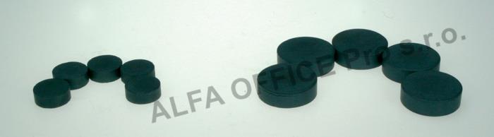 Magnety černé Durox - průměr 16 mm