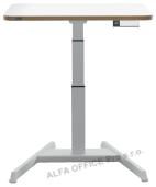 Elektricky nastavitelný stůl Leitz Ergo – 80 x 60 cm / bílá