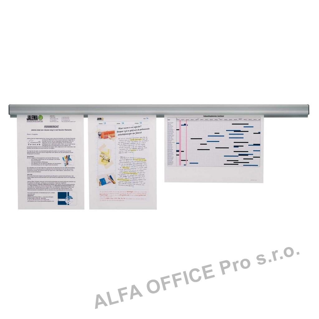 Prezentační lišta Jalema GRIP - 120 cm / samolepicí