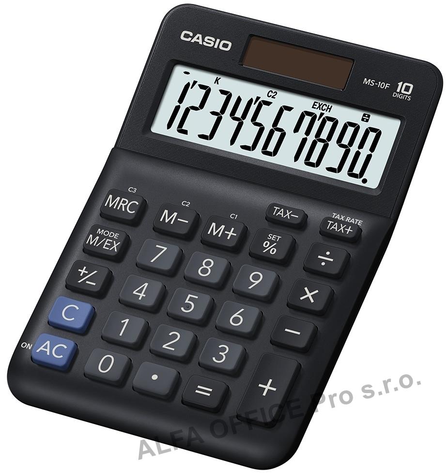 Kalkulačka Casio MS 10F displej 10 míst