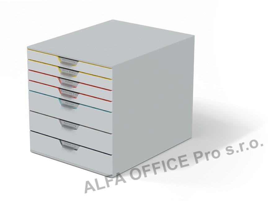 Zásuvkový box VARICOLOR® MIX - 7 zásuvek / bílá