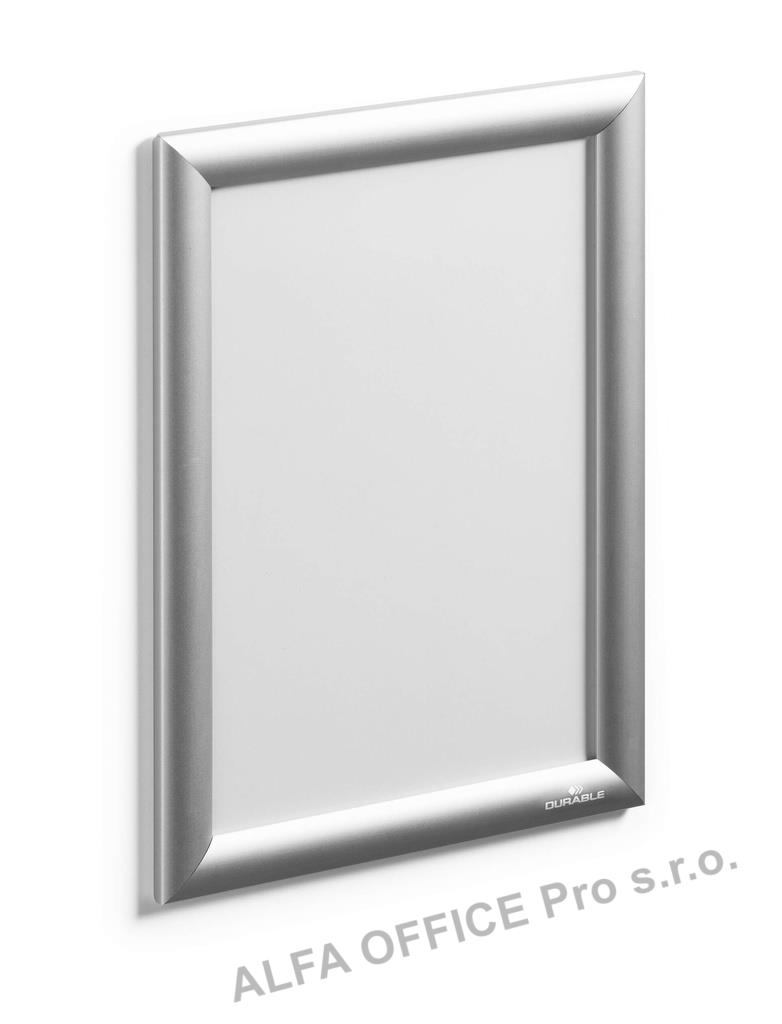 Rámeček hliníkový Durable A4 - stříbrná