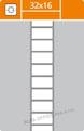 Etikety pro termotransferové tiskárny - 32 x 16 mm / 5000 etiket na kotouči