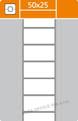 Etikety pro termotransferové tiskárny - 50 x 25 mm / 3000 etiket na kotouči