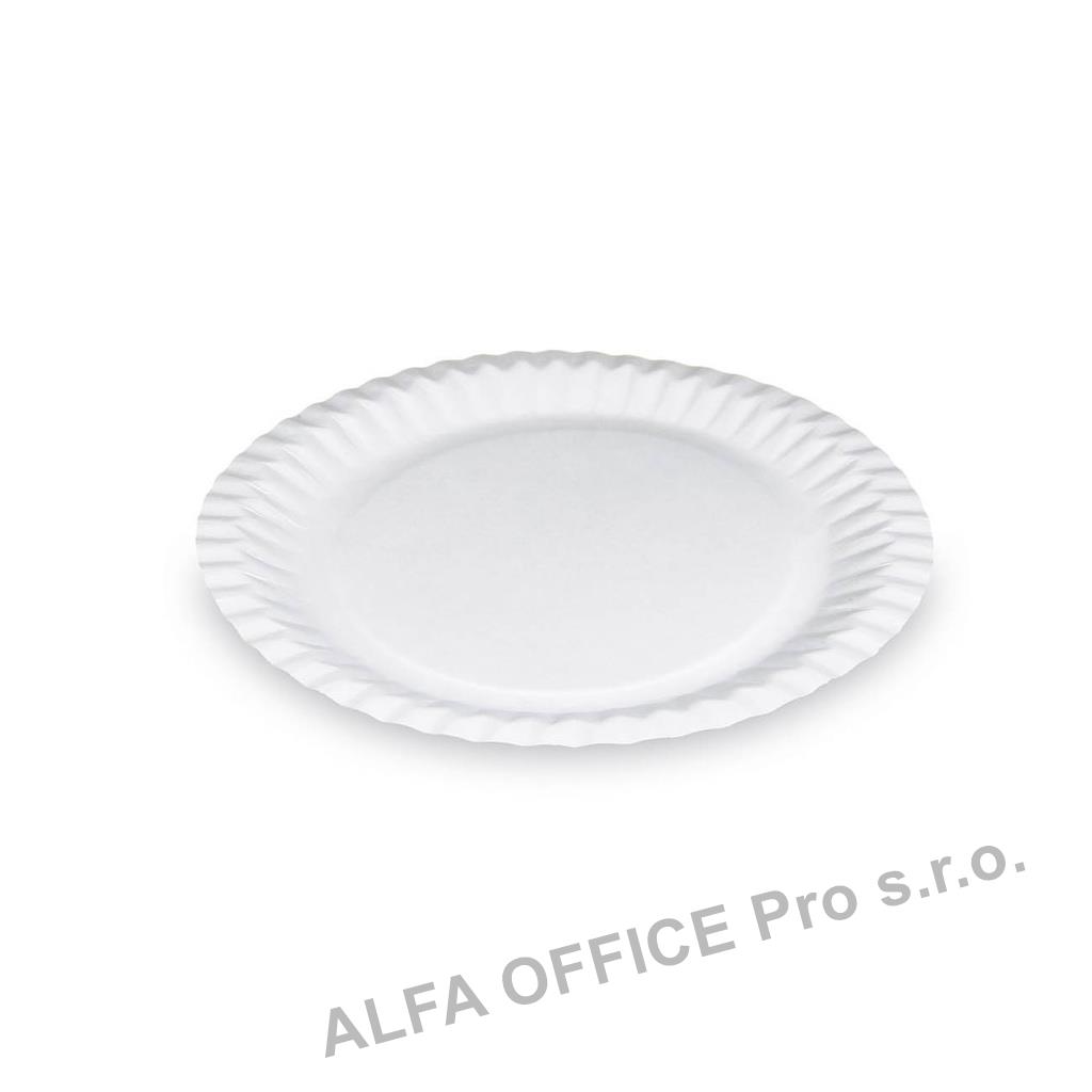 Tácky papírové - kulaté / průměr 230 mm / 100 ks