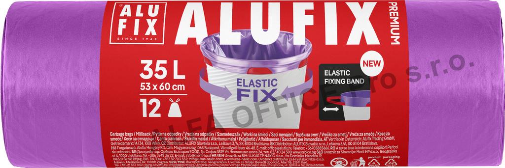 Pytle Alufix Premium Elastic Fix - 53x60cm / 35l / 22my / 12ks