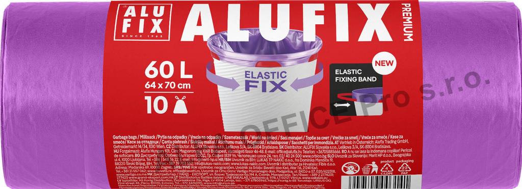 Pytle Alufix Premium Elastic Fix - 64x70cm / 60l / 22my / 10ks