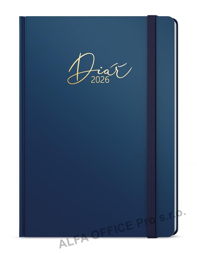 Diář LUXI - B6 / týdenní / modrá