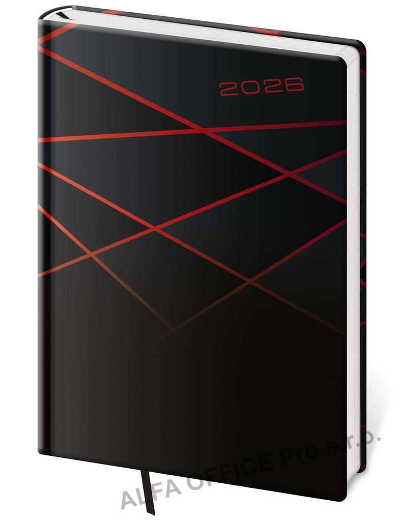 Diář VARIO - A5 / týdenní / black