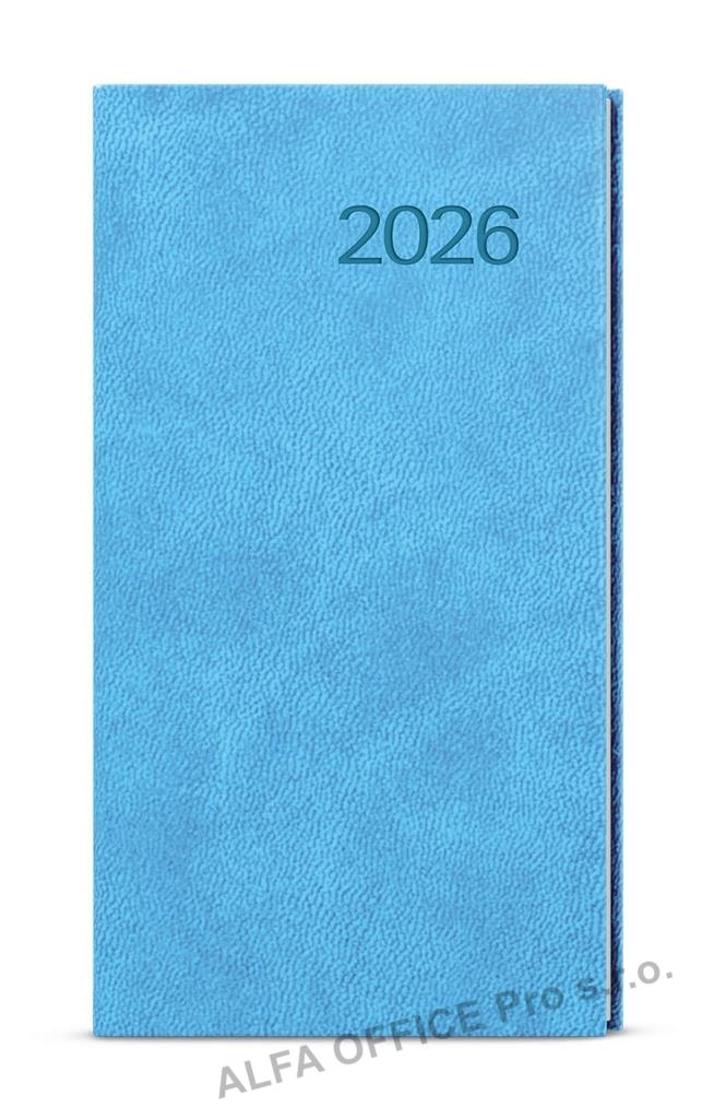 Diář VIVELLA - týdenní kapesní / světle modrá