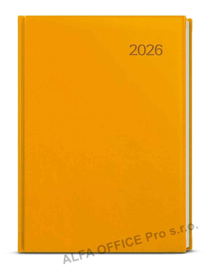 Diář VIVELLA - A5 / denní / okrová