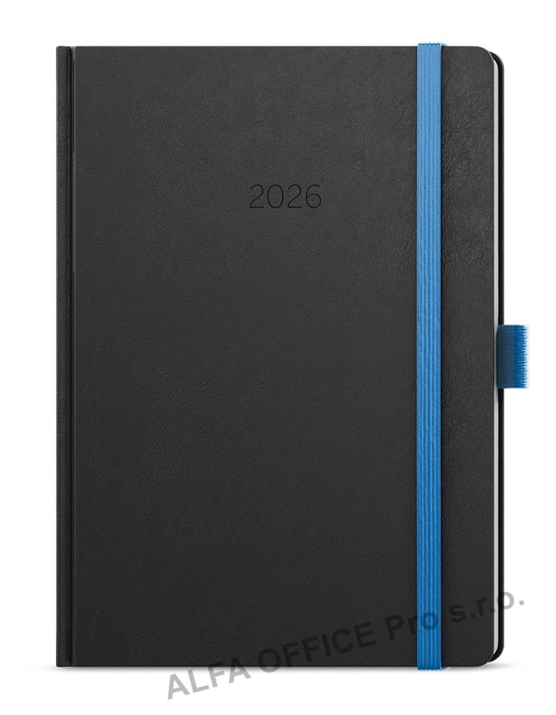 Diář NORA - A5 / denní / modrá