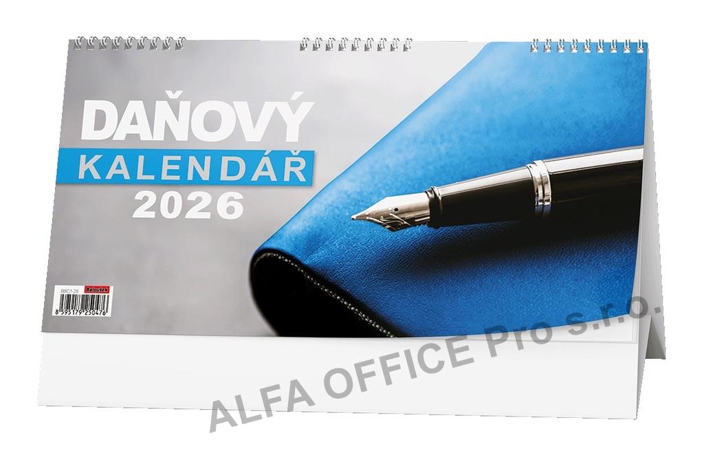 Kalendář stolní pracovní DAŇOVÝ - Daňový / BSC1