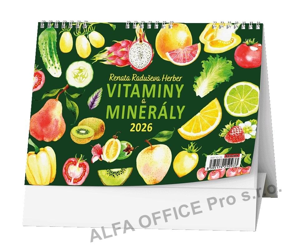 Kalendář stolní RENATA HERBER - Vitamíny a minerály / BSF10