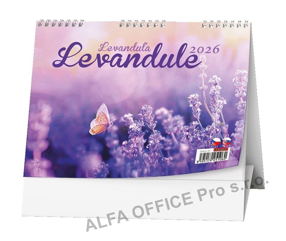 Kalendář stolní LEVANDULE - Levandule / BSV5