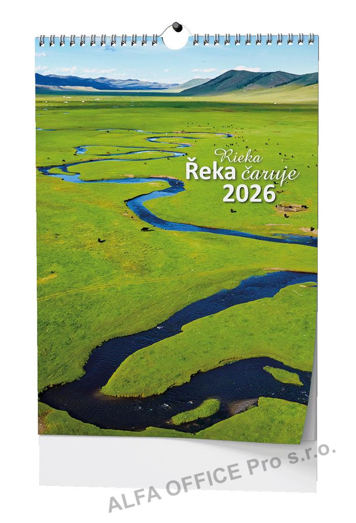 Kalendář nástěnný - Řeka čaruje / BNK6