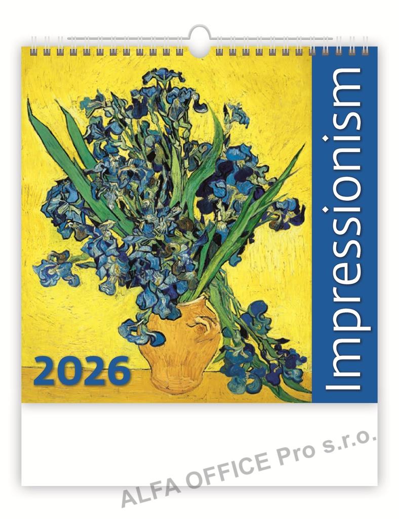 Kalendář nástěnný - Impressionism / N170