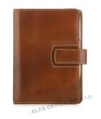 Diář ADK Pelle6 A6 / týdenní - hnědá