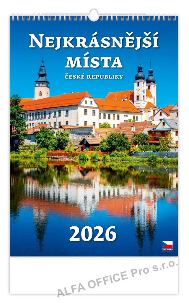 Kalendář nástěnný - Nejkrásnější místa ČR / N111