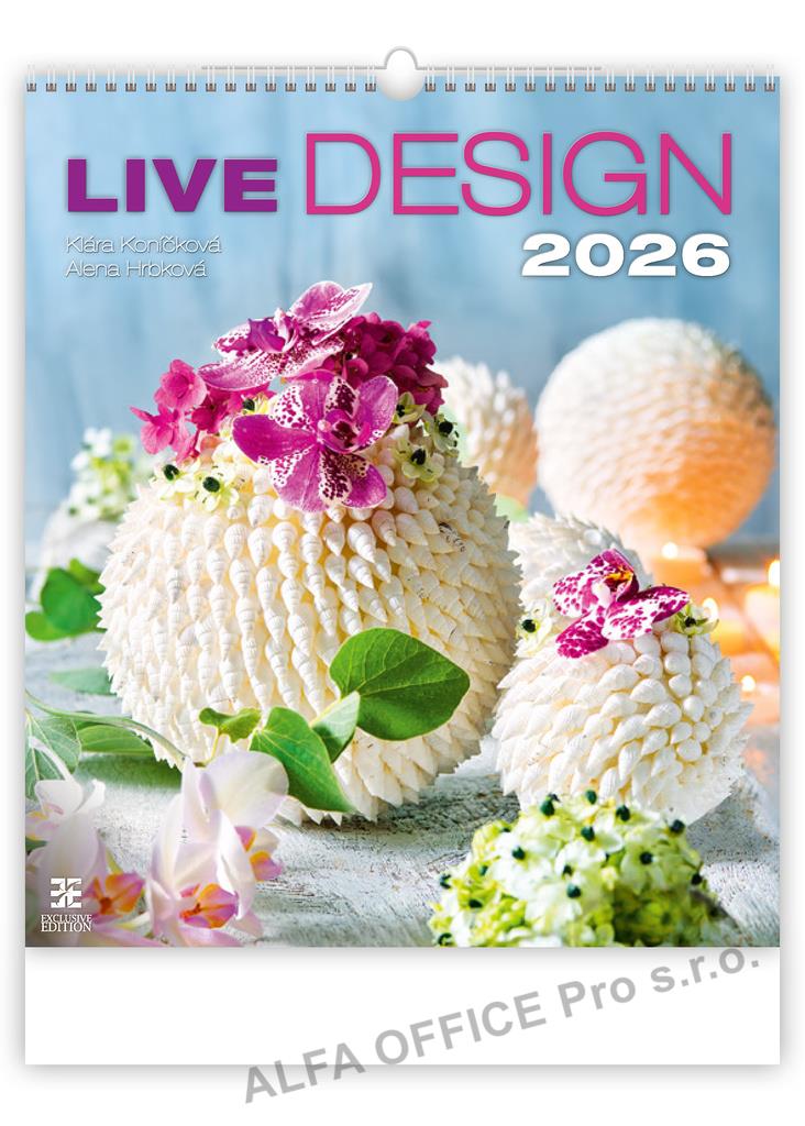 Kalendář nástěnný Exclusive Edition - Live Design / N260