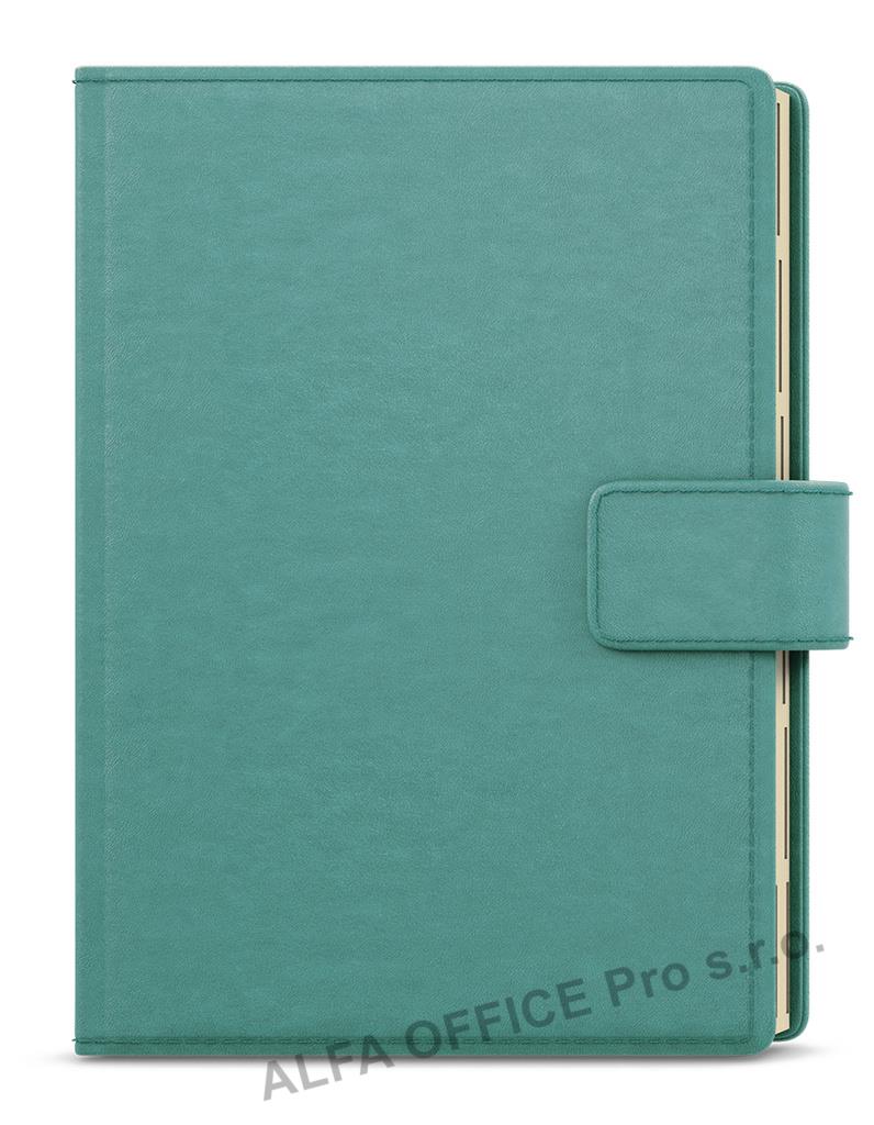 Diář ELITE - A5 / denní / tyrkysová