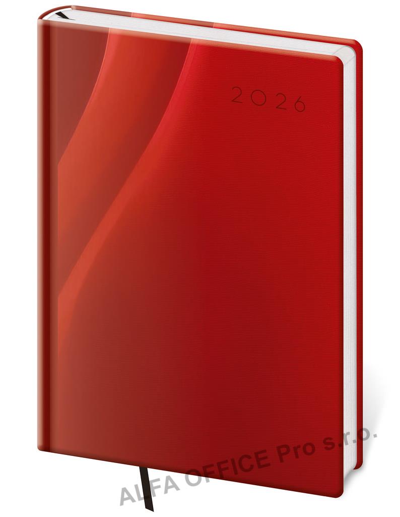 Diář VARIO - A5 / týdenní / red