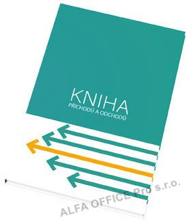 Kniha příchodů a odchodů A4 - pevné desky / 96 listů