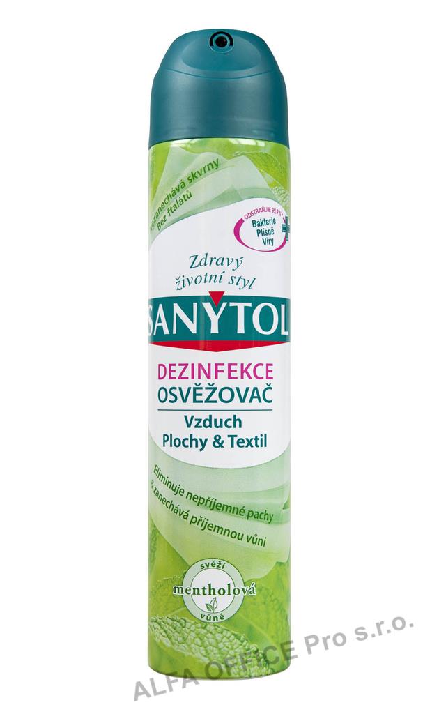 Sanytol mentolový dezinfekční osvěžovač spray 300 ml