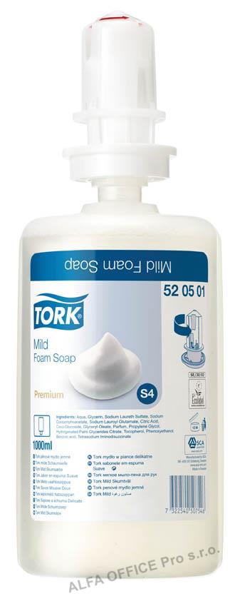 Tork 520501PC pěnové mýdlo S4 - Mild / 1L