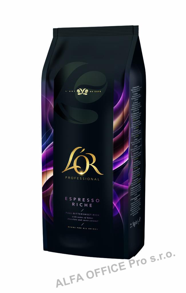 Káva L´OR Crema Espresso Richie -  zrno / 1 kg