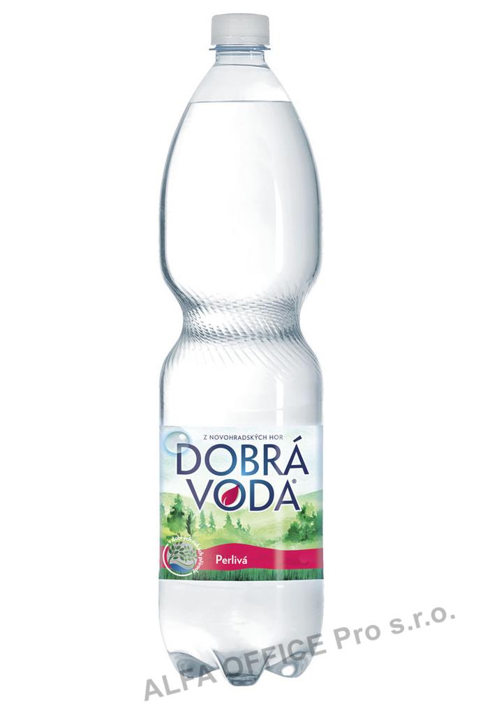 Dobrá voda bez příchutě perlivá 1,5 l