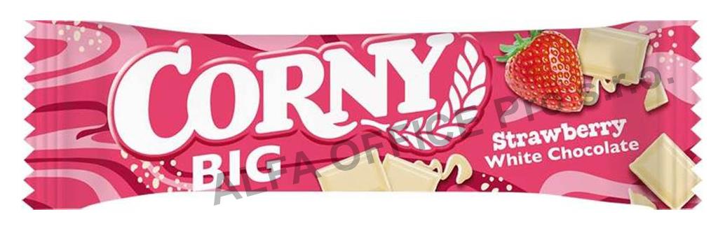 Tyčinka Corny BIG - jahoda a bílá čokoláda / 50 g