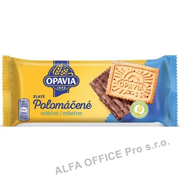 Opavia Zlaté Polomáčené sušenky mléčné / 100g