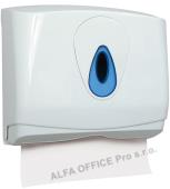 Zásobník na skládané ručníky - Merida TOP / bílá / modrá / mini