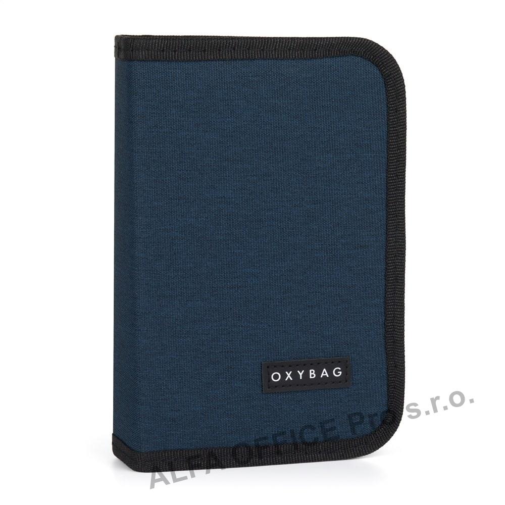 Penál Unicolor jednopatrový - modrá