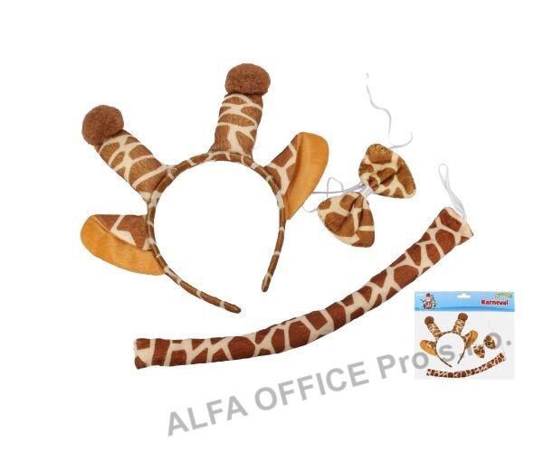 Maska set 3ks - žirafa