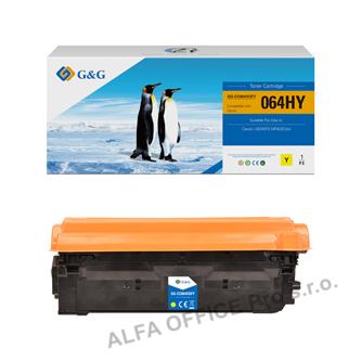  G&G kompatibilní toner s 064 H Y, yellow, 10500str., NT-CC064XQFY-RC, high capac 