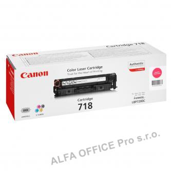 Canon originální toner CRG718, magenta, 2900str., 2660B002, 2660B011, Canon LBP-7200Cdn