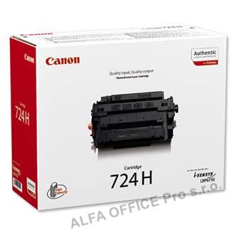 Canon originální toner CRG724H, black, 12500str., 3482B002, high capacity, Canon i-SENSYS 