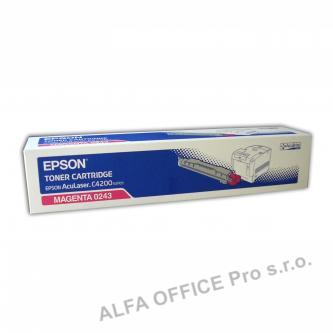 Epson originální toner C13S050243, magenta, 8500str., Epson AcuLaser C4200DN, 4200DNPC5, 4