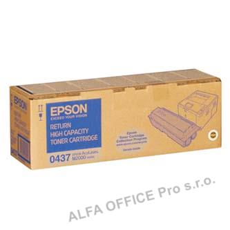 Epson originální toner C13S050437, black, 8000str., return, Epson AcuLaser M2000D, 2000DN,