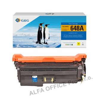  G&G kompatibilní toner s CE262A, yellow, 11000str., NT-CH262FY, HP 648A, pro HP 