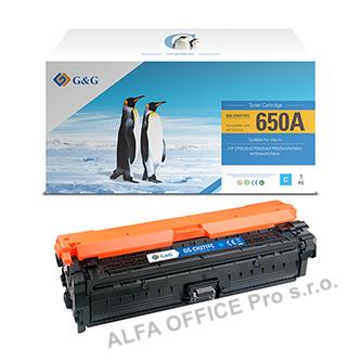  G&G kompatibilní toner s CE271A, cyan, 15000str., NT-CH271FC, HP 650A, pro HP La 