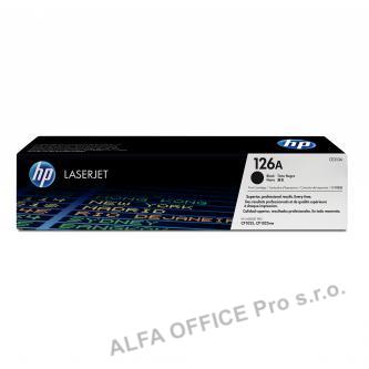 HP originální toner CE310A, black, 1200str., HP 126A, HP LaserJet Pro CP1025, 1025nw, MFP 