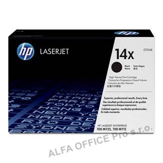 HP originální toner CF214X, black, 17500str., HP 14X, HP LaserJet Enterprise 700 M712dn