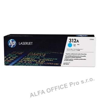 HP originální toner CF381A, cyan, 2700str., HP 312A, HP Color LaserJet Pro MFP M476dn, MFP