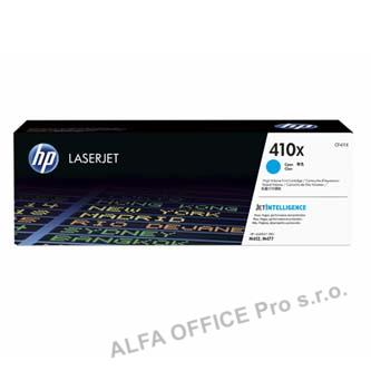HP originální toner CF411X, cyan, 5000str., HP 410X, high capacity, HP LJ Pro M452, LJ Pro