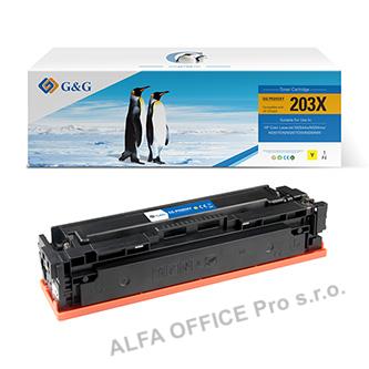  G&G kompatibilní toner s CF542X, yellow, 2500str., NT-PH203XY, HP 203X, high cap 