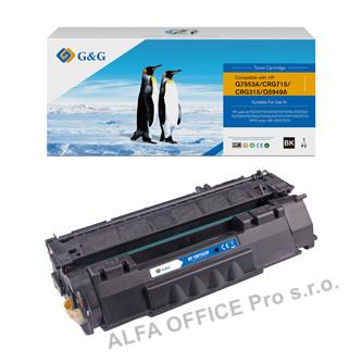  G&G kompatibilní toner s Q7553A, black, 3000str., NT-CH7553F, HP 53A, pro HP Las 